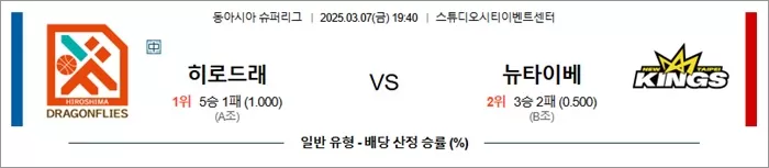 3월 07일 남농EASL 히로드래 vs 뉴타이베